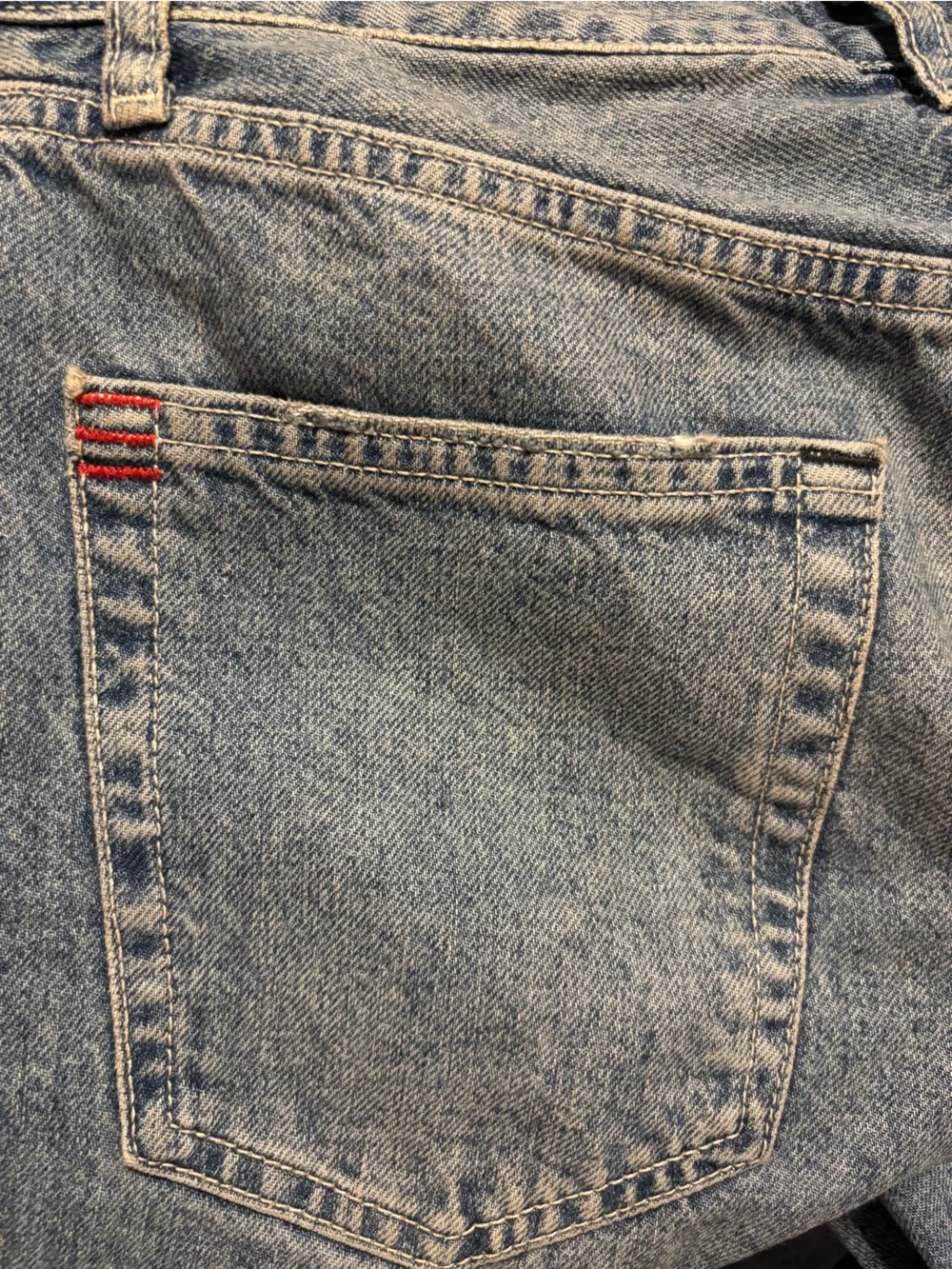 Urban Outfitters BDG High Rise Baggy Distressed Frayed Raw Hem Size 24 - Picture 11 of 15